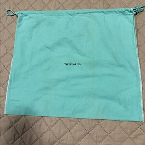 Tiffany & Co. Aqua Blue Drawstring Dust Bag